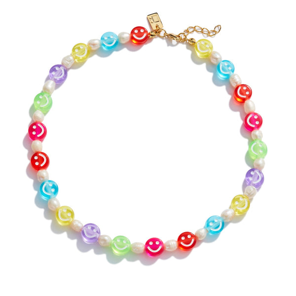Freshwater Pearl and Smile Necklace - Sale