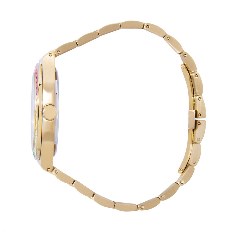 Gold Rainbow Bezel Watch - Sale