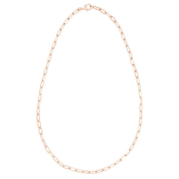 Rose Gold Long Chain Necklace - Sale