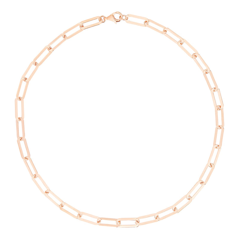 Rose Gold Short Chain Necklace - Sale