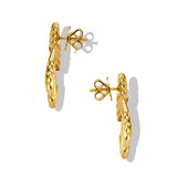 Gold Criss Cross Studs