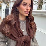 Emerald Cut Molten Frame Necklace