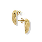 Gold Heart Studs