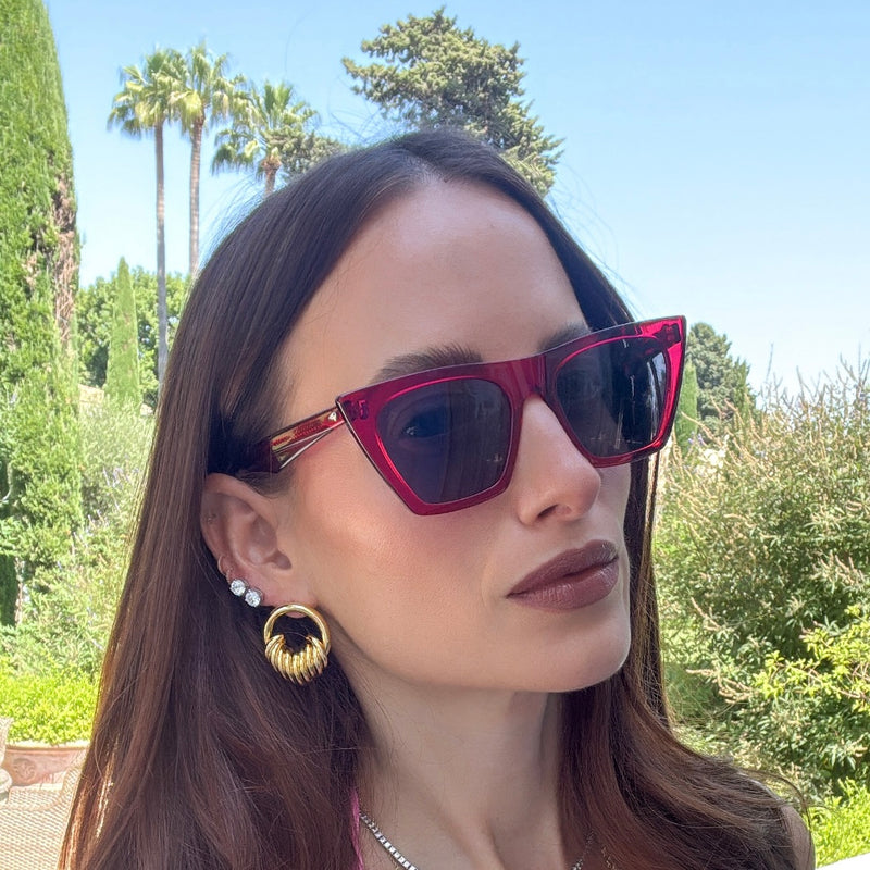 Gold Layered Hoop Studs