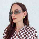 Gold Heart Studs