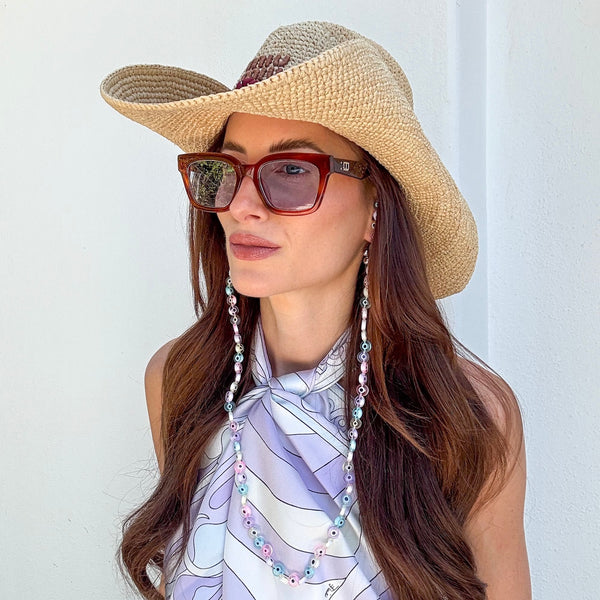 Pastel Evil Eye Sunglasses Chain
