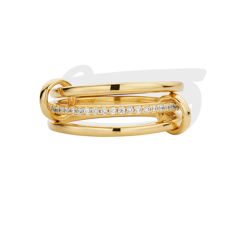 Gold Triple Band Ring