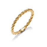 Gold Rope Ring