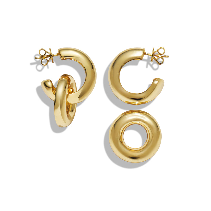 versatile gold hoops