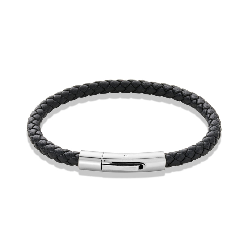 Black PU Leather Bracelet