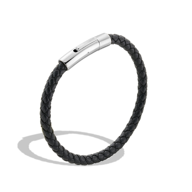 Black PU Leather Bracelet