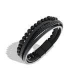 men's leather bracelet