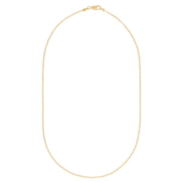 Gold Fine Chain Necklace for Charms