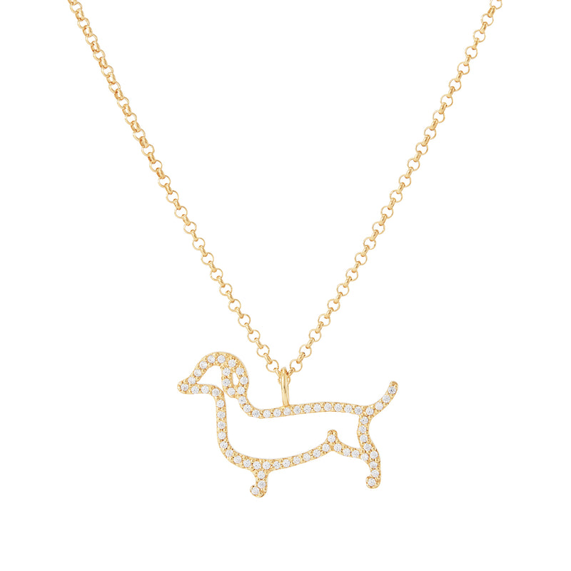 Dachshund Jewelry Women | Chain Steel Pendants Dog | Necklace Dachshund -  Pendant - Aliexpress