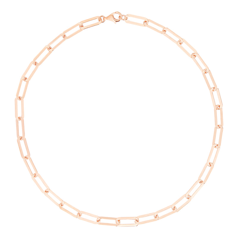 Rose Gold Short Chain Necklace